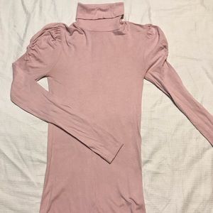 Pink Babe turtle neck long sleeve top!